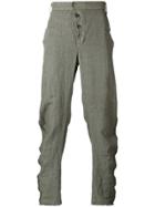 Lost & Found Rooms Diagonal Fly Pants - Green