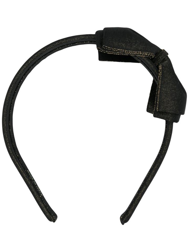 Salvatore Ferragamo Bow-embellished Hairband - Black