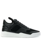 Filling Pieces Low Top Ghost Layer Sneakers - Black
