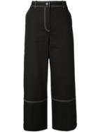 Kenzo Contrast Stitch Trousers - Black