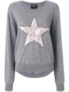 Markus Lupfer Star Motif Sweater - Grey