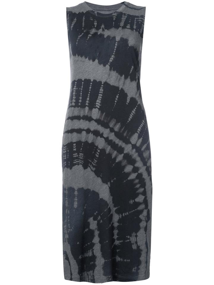 Mid-length Tie-dye Dress - Women - Cotton/polyester - 0, Blue, Cotton/polyester, Raquel Allegra