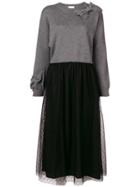 Red Valentino Sweater Dress - Grey