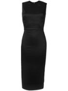Victoria Beckham Signature Fitted Dress - Black