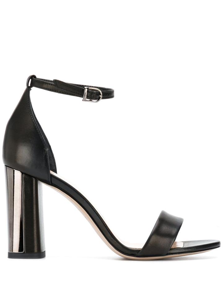 Marc Ellis Chrome Heeled Sandals - Black