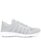 Apl Perforated Lace-up Sneakers - Grey