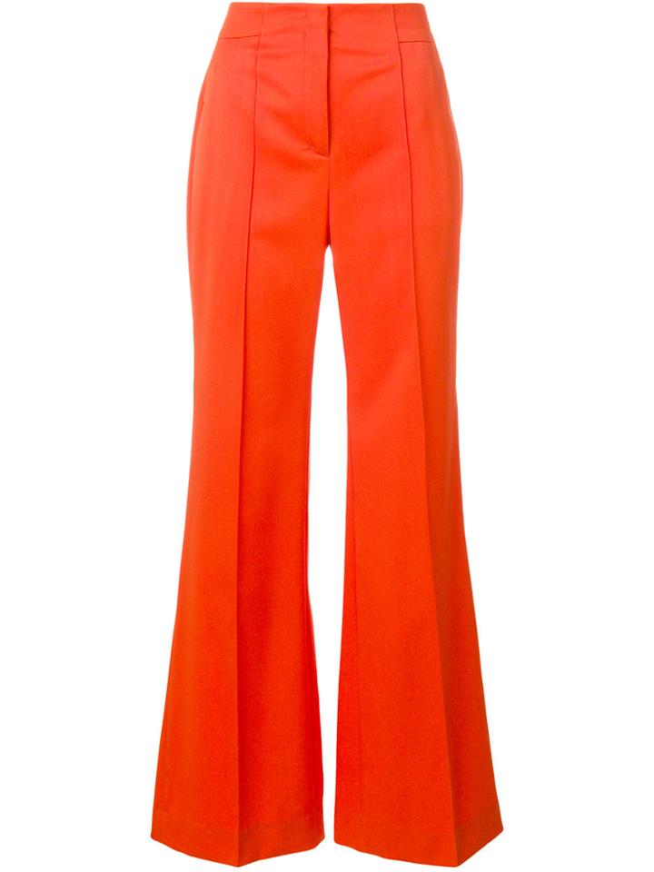 Dorothee Schumacher High-waisted Flared Trousers - Yellow & Orange