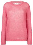 Masscob Round Neck Sweater - Pink & Purple