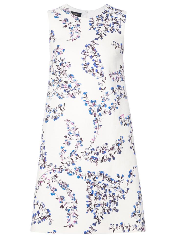 Les Copains Floral Print Sleeveless Dress - White