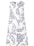 Les Copains Floral Print Sleeveless Dress - White