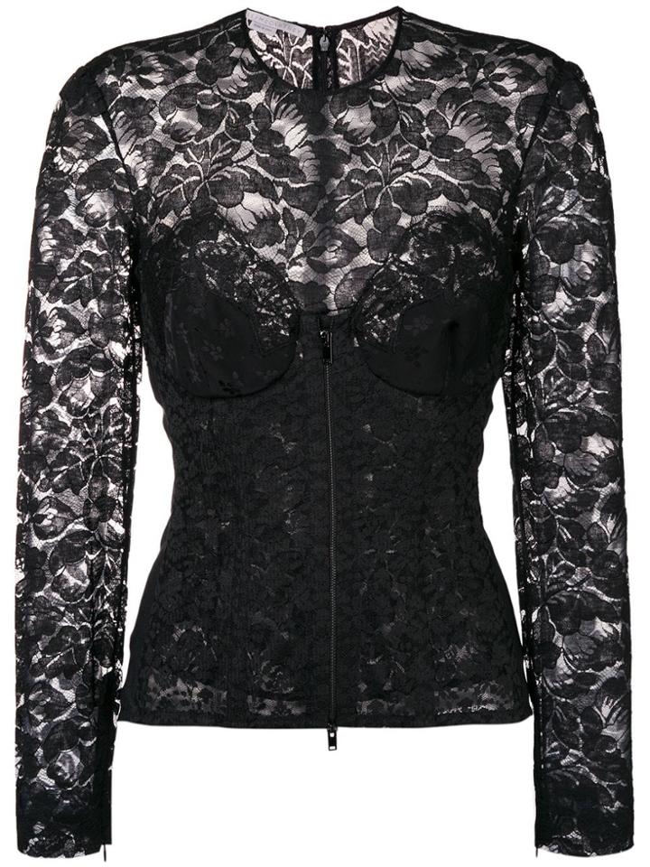 Stella Mccartney Lace Detail Blouse - Black