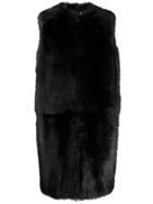 Givenchy Long Gilet - Black