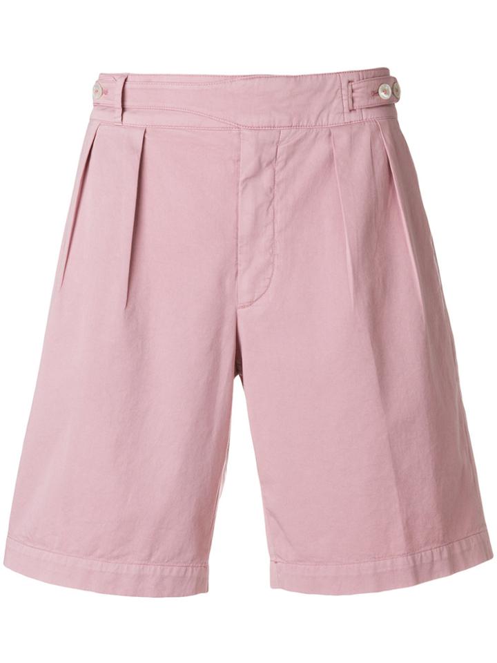 Ermenegildo Zegna Bermuda Shorts - Pink & Purple