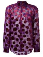Junya Watanabe Comme Des Garçons Vintage Polka Dot Sheer Shirt