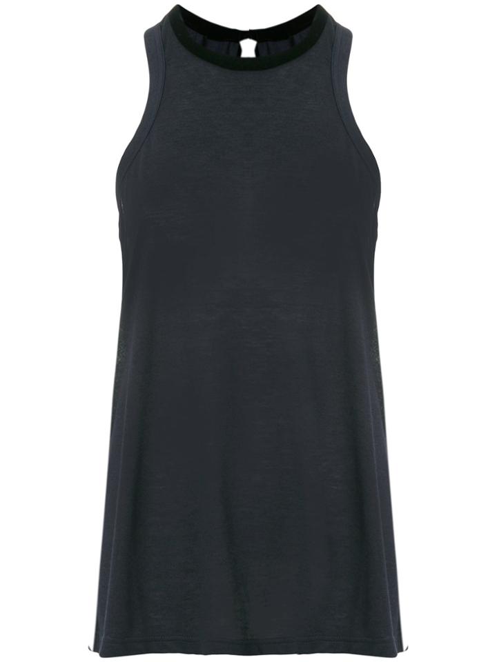Sacai Racerback Top - Blue