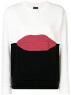Joseph Lips Colour Block Sweatshirt - White
