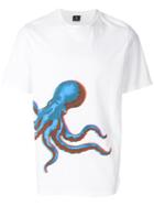 Ps By Paul Smith Octopus Print T-shirt - White