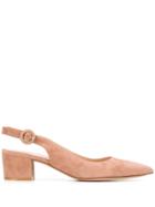 Gianvito Rossi Pointed Low Pumps - Neutrals