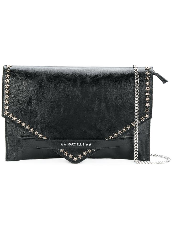 Marc Ellis Metallic Keira Bag - Black