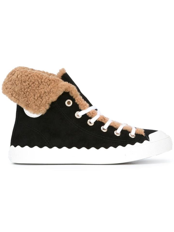 Chloé 'kyle' Hi-top Sneakers - Black