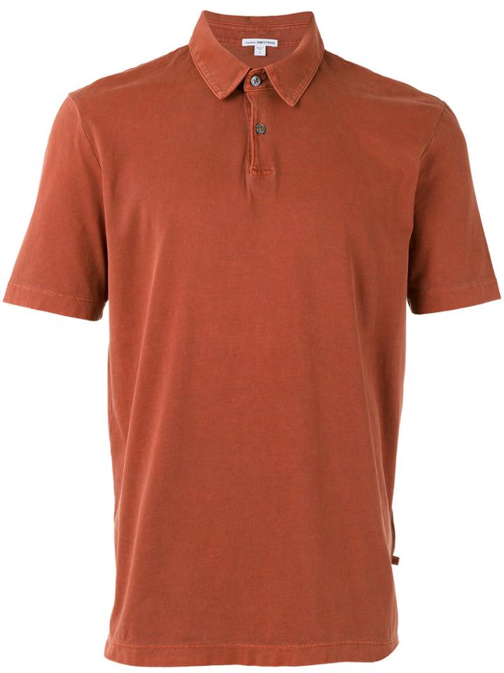 James Perse Classic Polo Shirt - Yellow & Orange