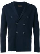 Dell'oglio Knitted Cardigan Jacket - Blue