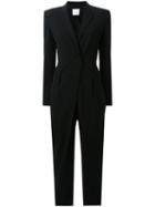 Scanlan Theodore Tailored One Button Jumpsuit, Women's, Size: 6, Black, Viscose