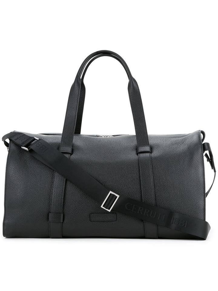 Cerruti 1881 - Zipped Bowling Bag - Men - Calf Leather - One Size, Black, Calf Leather