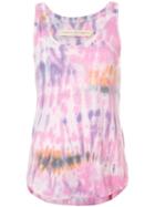 Raquel Allegra Tie-dye Print Vest Top - Pink & Purple