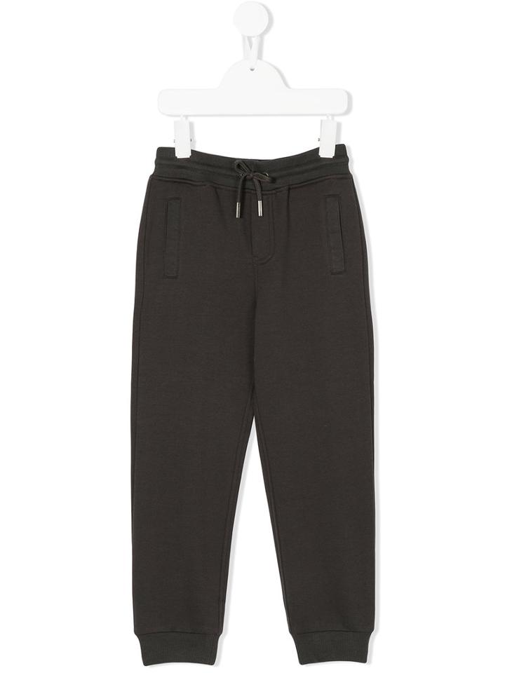 Roberto Cavalli Kids - Drawstring Sweatpants - Kids - Cotton/polyester/spandex/elastane - 3 Yrs, Brown