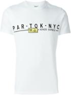 Kenzo Travel Tag Single T-shirt, Men's, Size: Xxl, White, Cotton