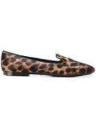 Tod's Leopard Print Loafers - Brown