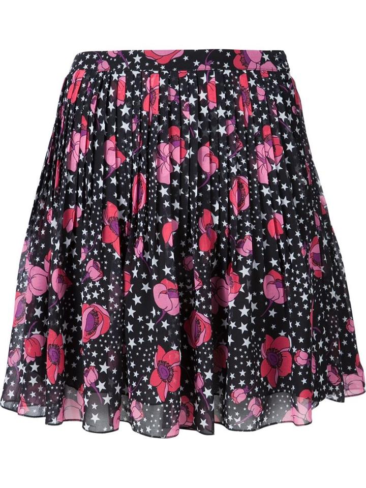 Giamba Floral And Star Print Skirt