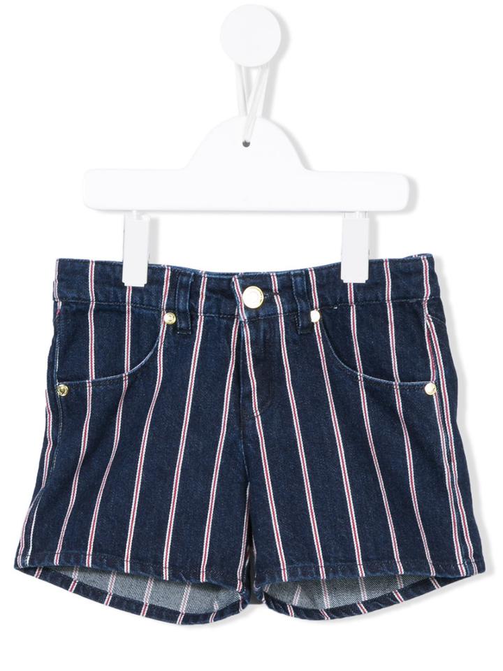 Little Marc Jacobs Striped Shorts, Girl's, Size: 10 Yrs, Blue