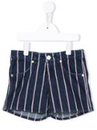 Little Marc Jacobs Striped Shorts, Girl's, Size: 10 Yrs, Blue