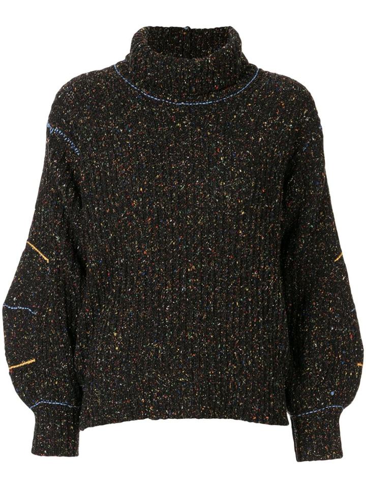 Toga Turtle Neck Jumper - Black