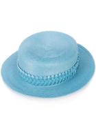 Gigi Burris Millinery - Woven Hat - Women - Straw - One Size, Blue, Straw