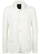 Lost & Found Ria Dunn High Neck Tailored Jacket, Men's, Size: Small, White, Linen/flax/hemp