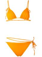Sian Swimwear - Maja Bikini Set - Women - Polyamide/spandex/elastane - L, Yellow/orange, Polyamide/spandex/elastane