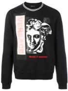 Versace Medusa Sweatshirt, Men's, Size: Medium, Black, Cotton