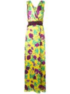 Max Mara - Floral Print Maxi Dress - Women - Silk/polyamide/acetate - 42, Silk/polyamide/acetate