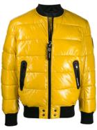 Diesel W-on Padded Bomber Jacket - Yellow