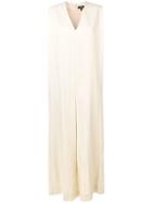 Theory Luxe Wide Leg Jumpsuit - Neutrals