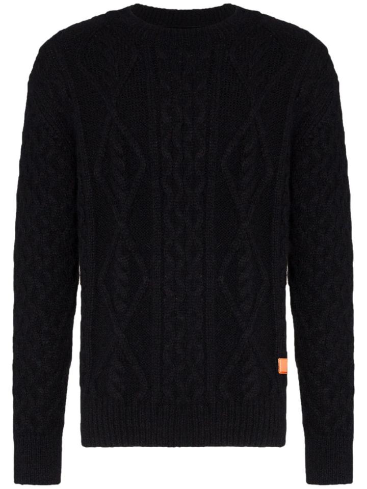 Loreak Mendian Puno Cable-knit Sweater - Blue