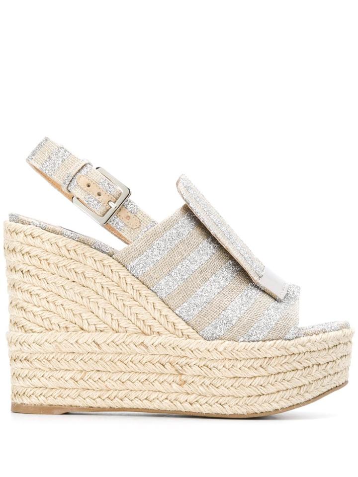 Sergio Rossi Dore Sandals - Silver