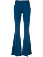 Plein Sud Palazzo Pants, Women's, Size: 38, Blue, Viscose/virgin Wool/spandex/elastane/polyester