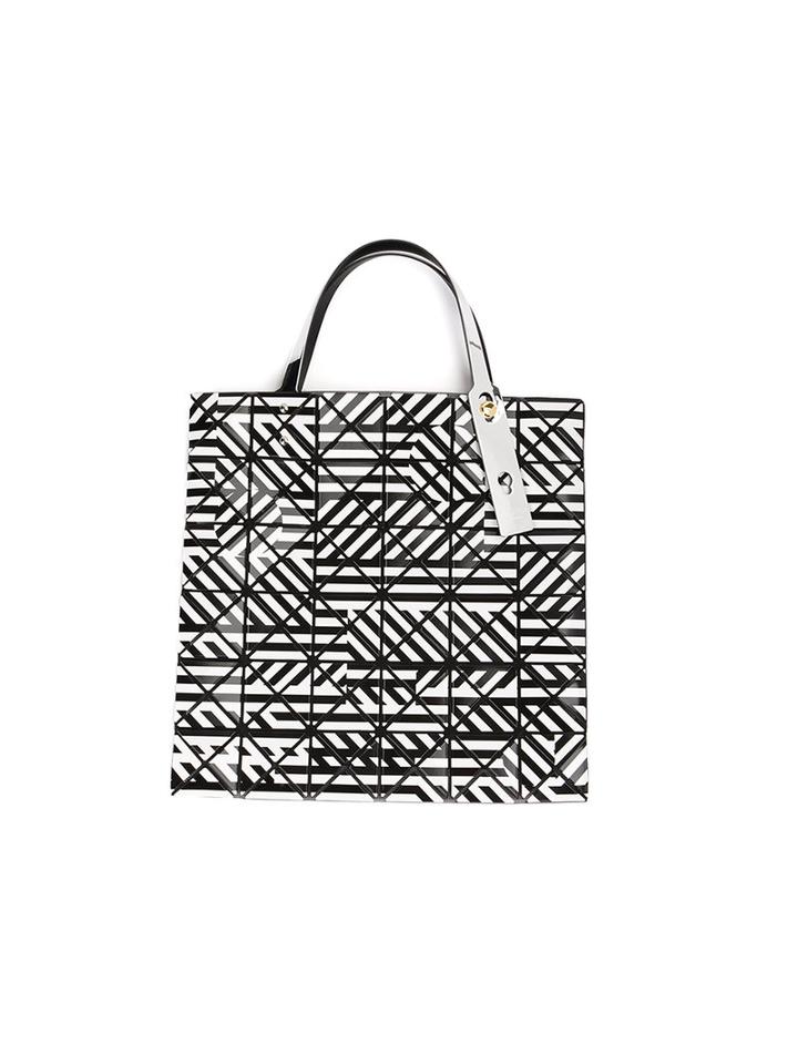 Bao Bao Issey Miyake Geometric Pattern Tote Bag, Women's, Black, Nylon/polyester/polyurethane/polyvinyl Acetate (pva)