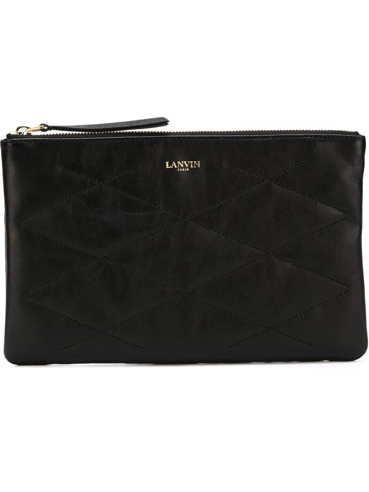 Lanvin 'sugar' Clutch, Women's, Black