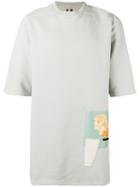Rick Owens Drkshdw - Dinge Felpa Jumbo T-shirt - Men - Cotton - One Size, Grey, Cotton