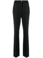 Cavalli Class Flared Tailored Trousers - Black